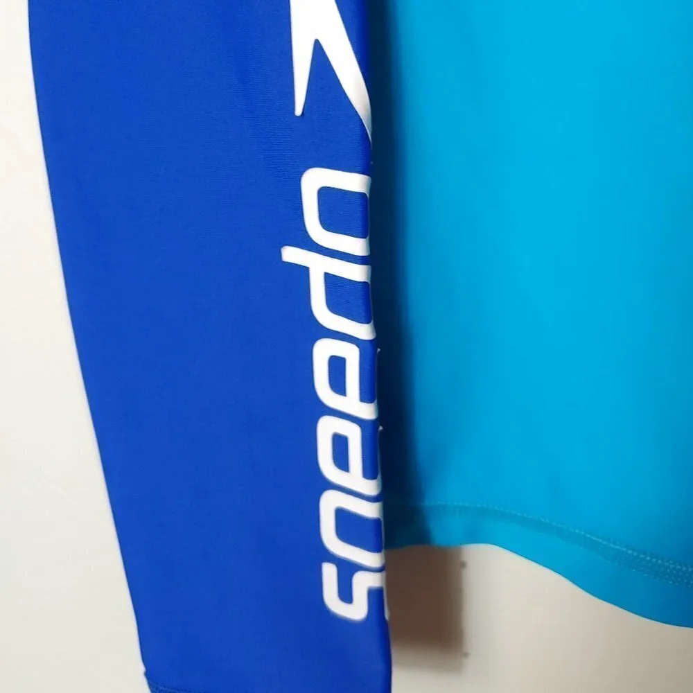 Speedo Rash‎ Guard Swim Shirt Sun 50 SPF UV Unisex Children's Small